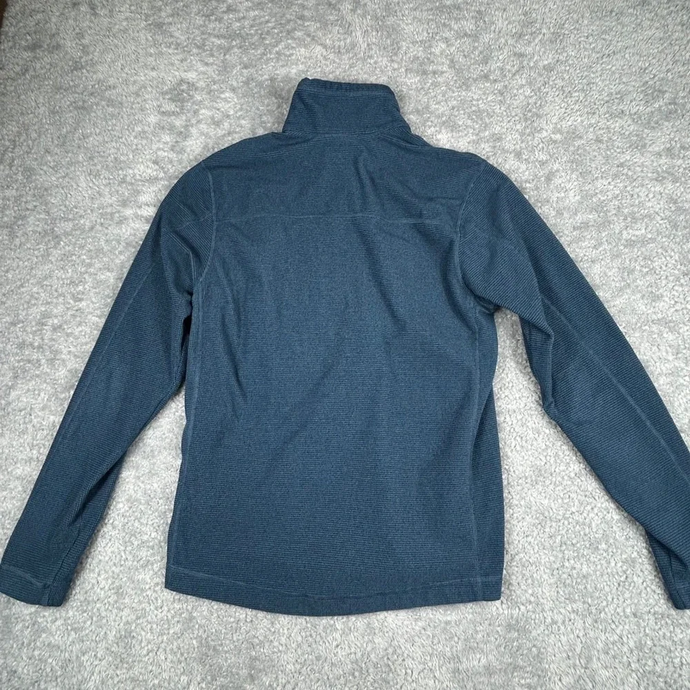 Patagonia Men's Oakes Quarter Zip Fleece‎ Pullover Blue Size Small